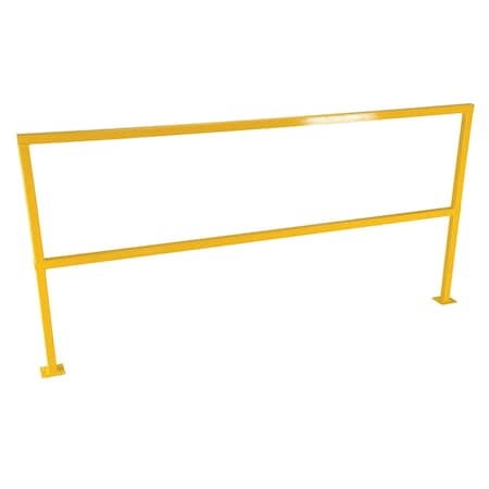 Vestil Steel Square Safety Handrail, 86-1/2 In. x 4 In. x 42 In., Yellow SQ-84
